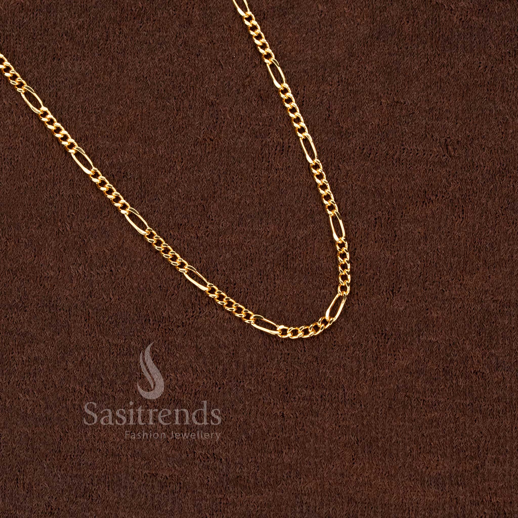 Guaranteed One Gram Micro Gold Plated Chain Collection – 24K Pure Gold Plated Traditional Chains