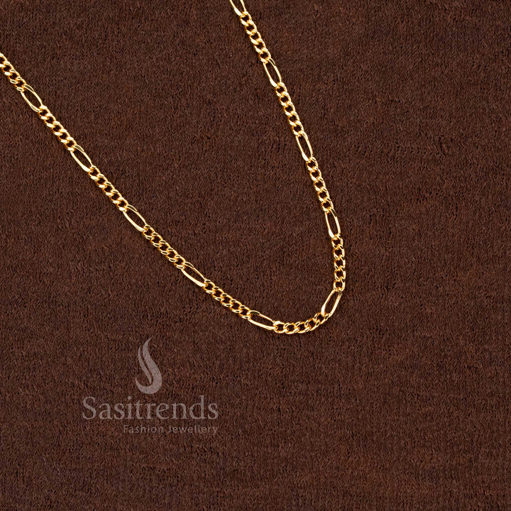 Guaranteed One Gram Micro Gold Plated Chain Collection – 24K Pure Gold Plated Traditional Chains