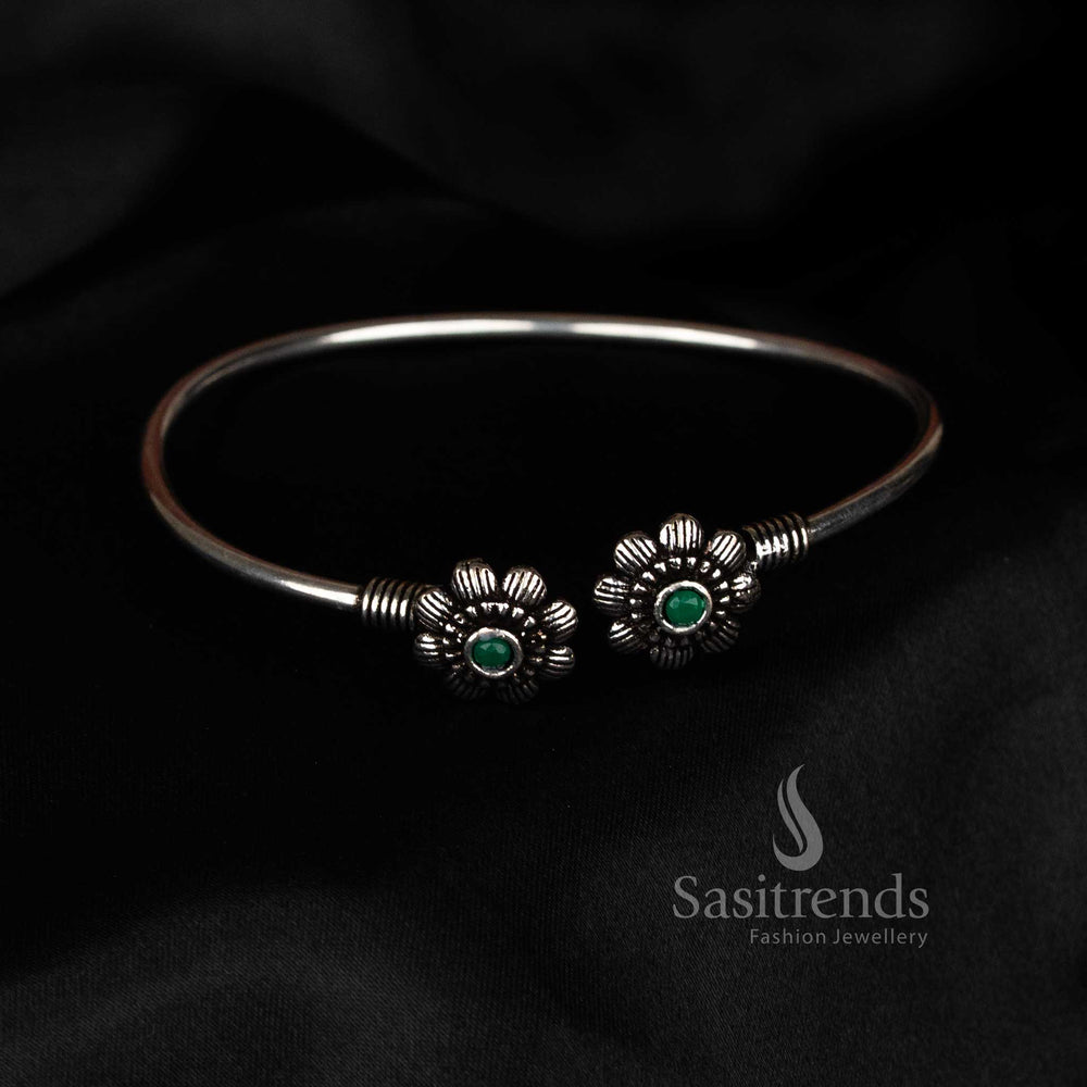 Traditional women’s oxidised bracelet ethnic handcrafted design