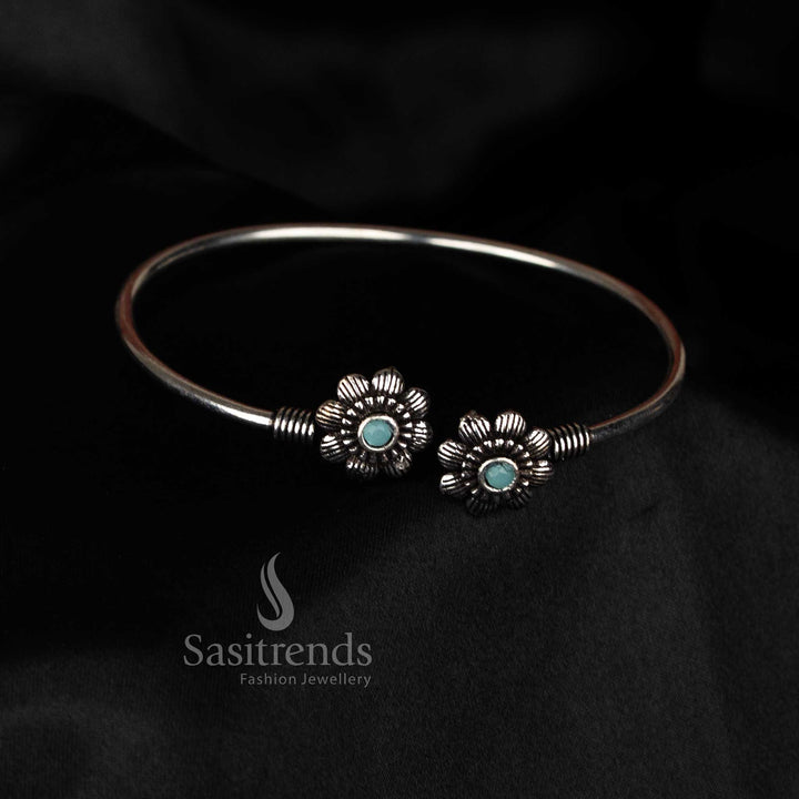 Traditional women’s oxidised bracelet ethnic handcrafted design