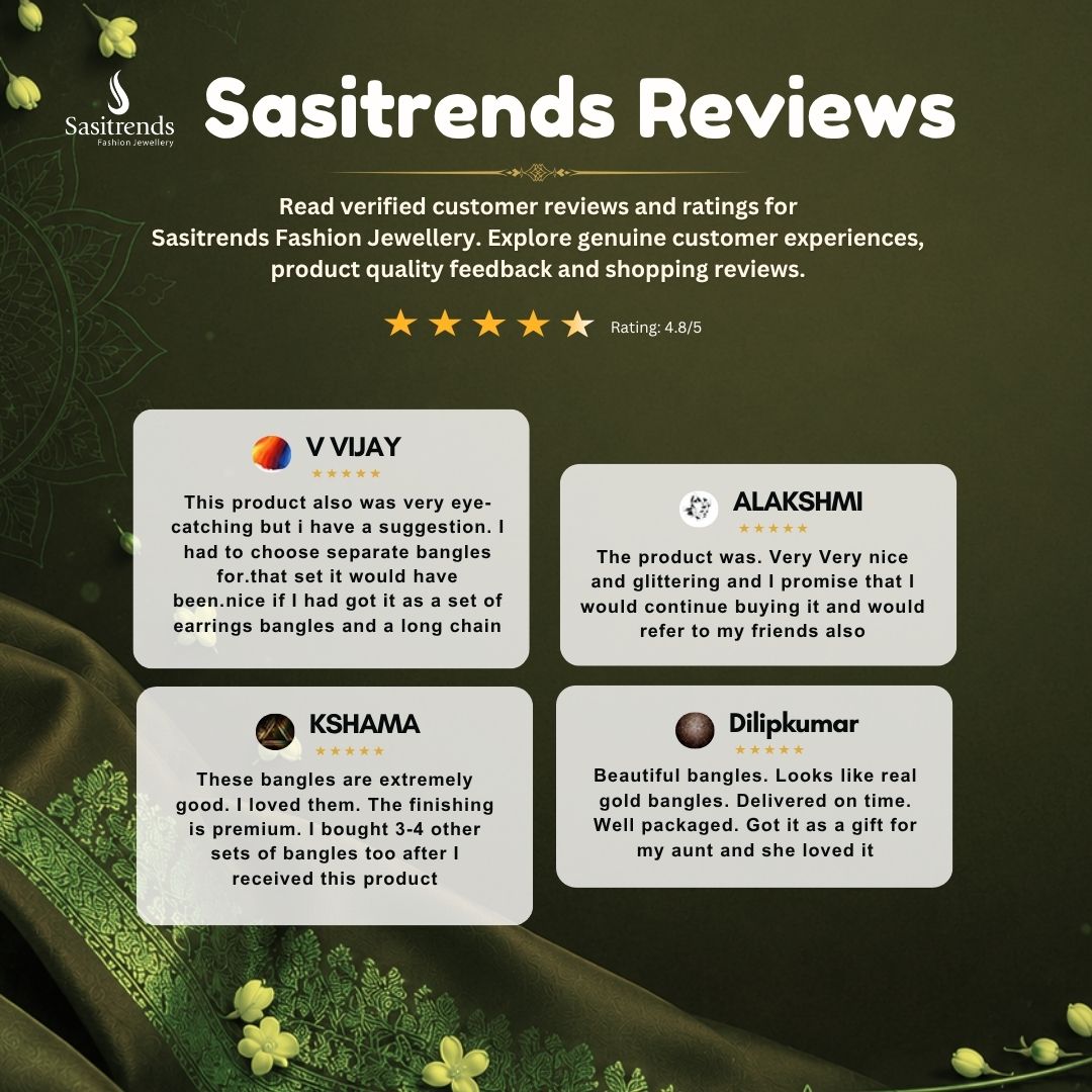 Customer Review image- Sasitrends