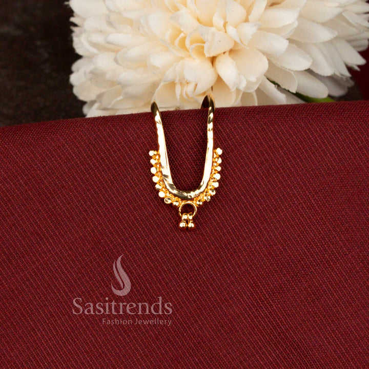 Beautiful Collection Guaranteed Micro Gold Plated American Diamond Vanki Designer Ring for Women | Look Like Real Gold - Sasitrends
