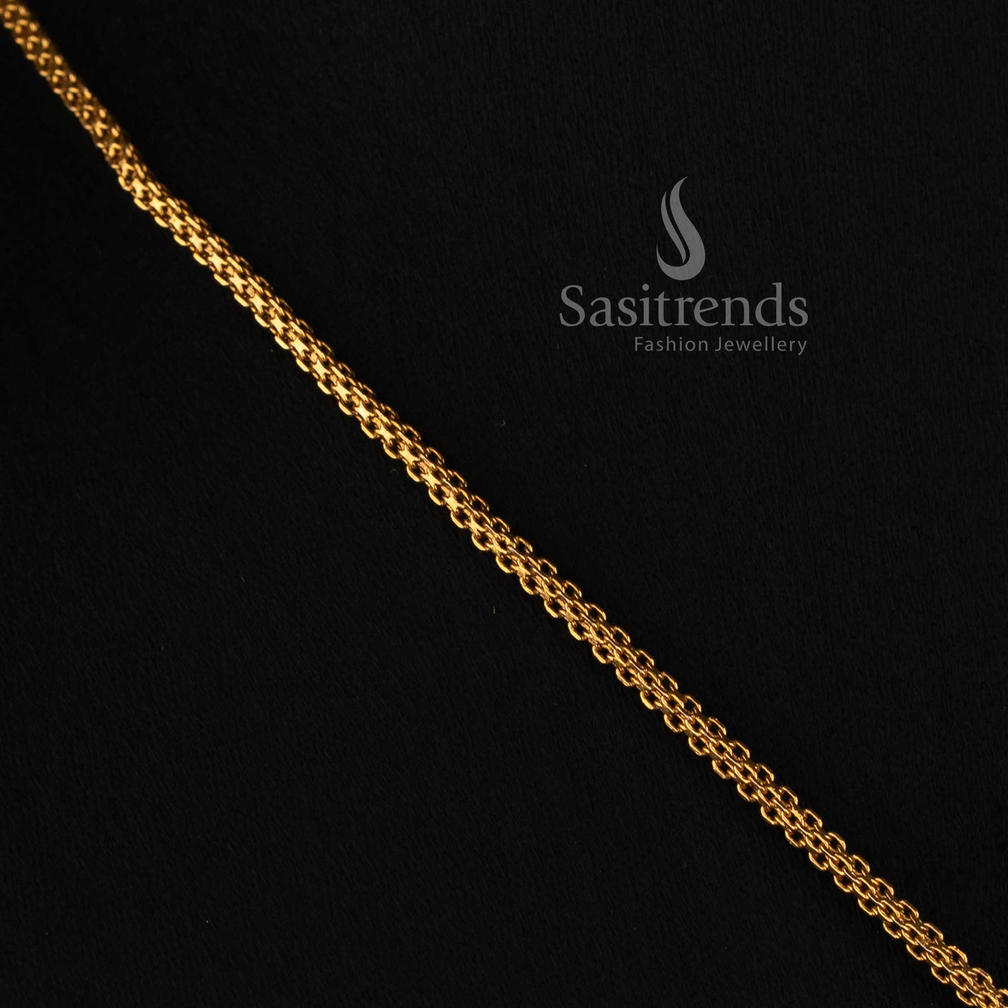 Antique Gold Plated Ganesha Pendant Necklace Set for Women - Sasitrends