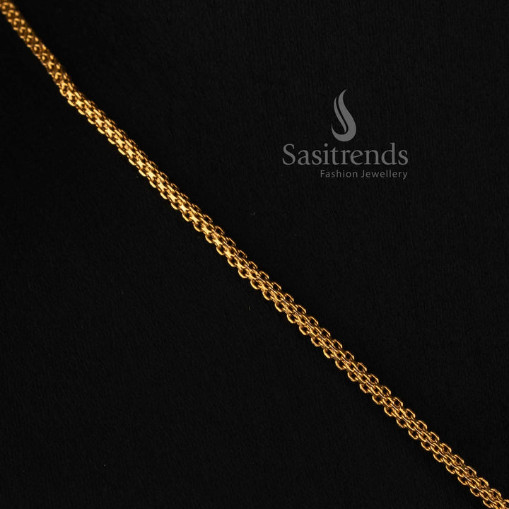 Antique Gold Plated Ganesha Pendant Necklace Set for Women - Sasitrends