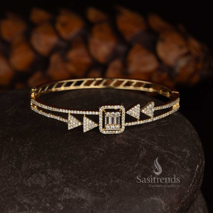Elegant Micro Gold Plated Openable Bracelet for Traditional and Contemporary Jewellery Styling - Sasitrends