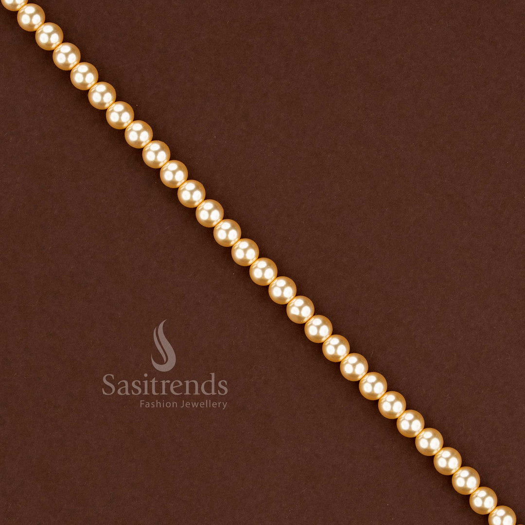 5.	Premium Crystal Glass Pearl Beads for Jewellery Making and DIY Crafts - Sasitrends