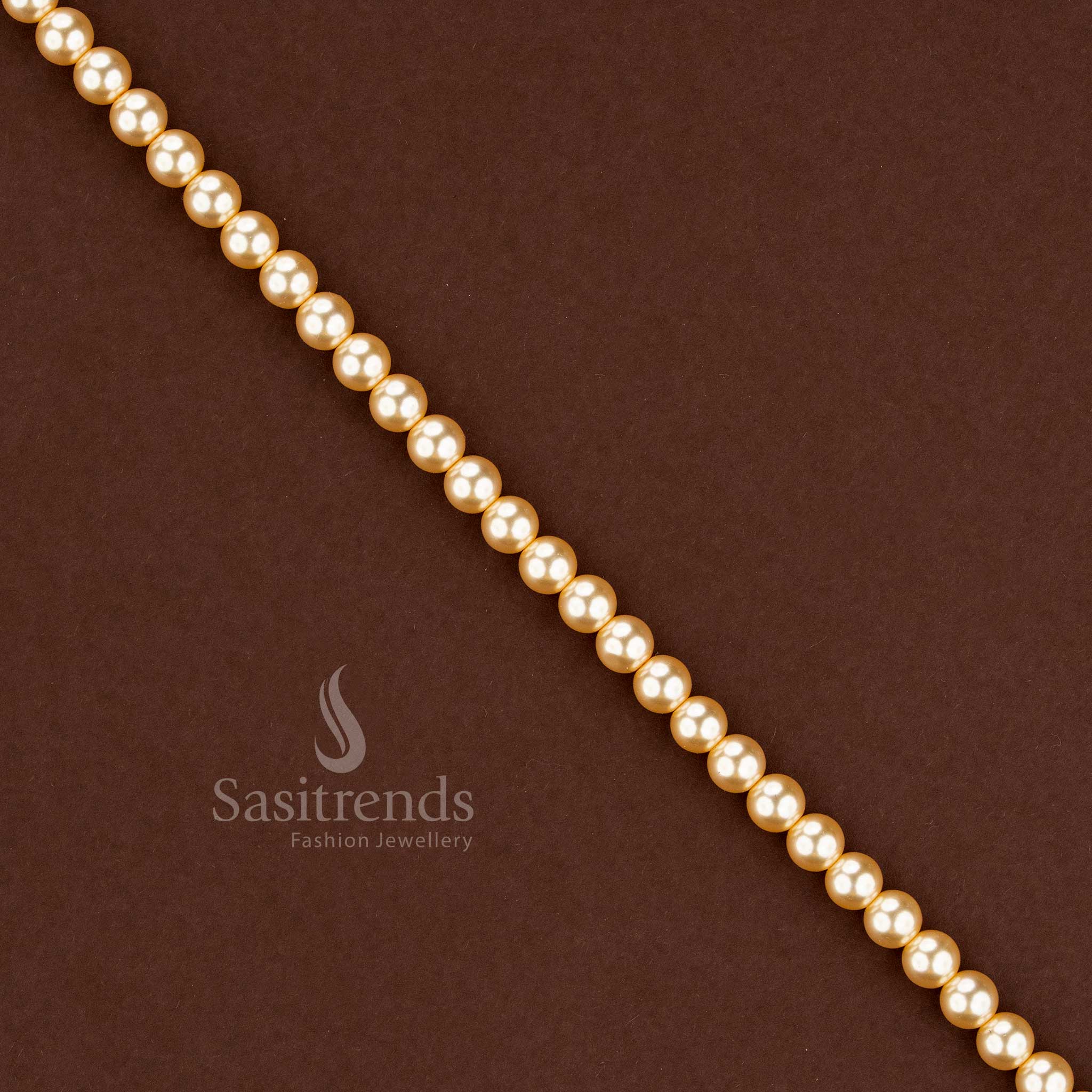 5.	Premium Crystal Glass Pearl Beads for Jewellery Making and DIY Crafts - Sasitrends