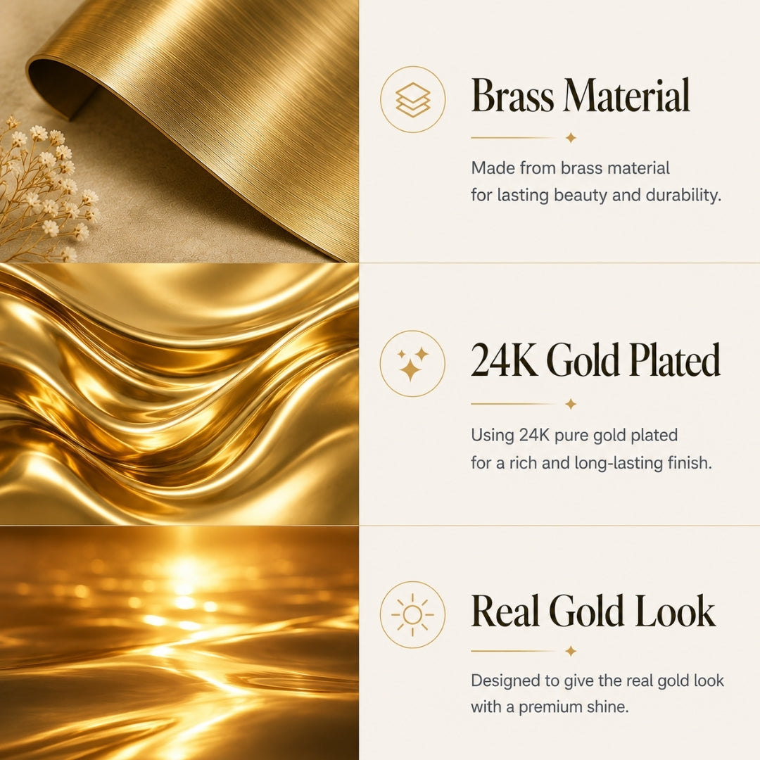 Guaranteed Micro gold plated bangles model image - Sasitrends