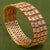 One Year Guaranteed Micro Gold Plated White Ruby AD Stone Attigai Bangles Online
