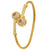 White Ruby Micro Gold Plated Traditional Bangles Online