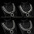 Oxidised Black Stone Choker Necklace Sasitrends Online