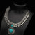 Turquoise Stone Studded Oxidised Traditional Jewellery Sasitrends