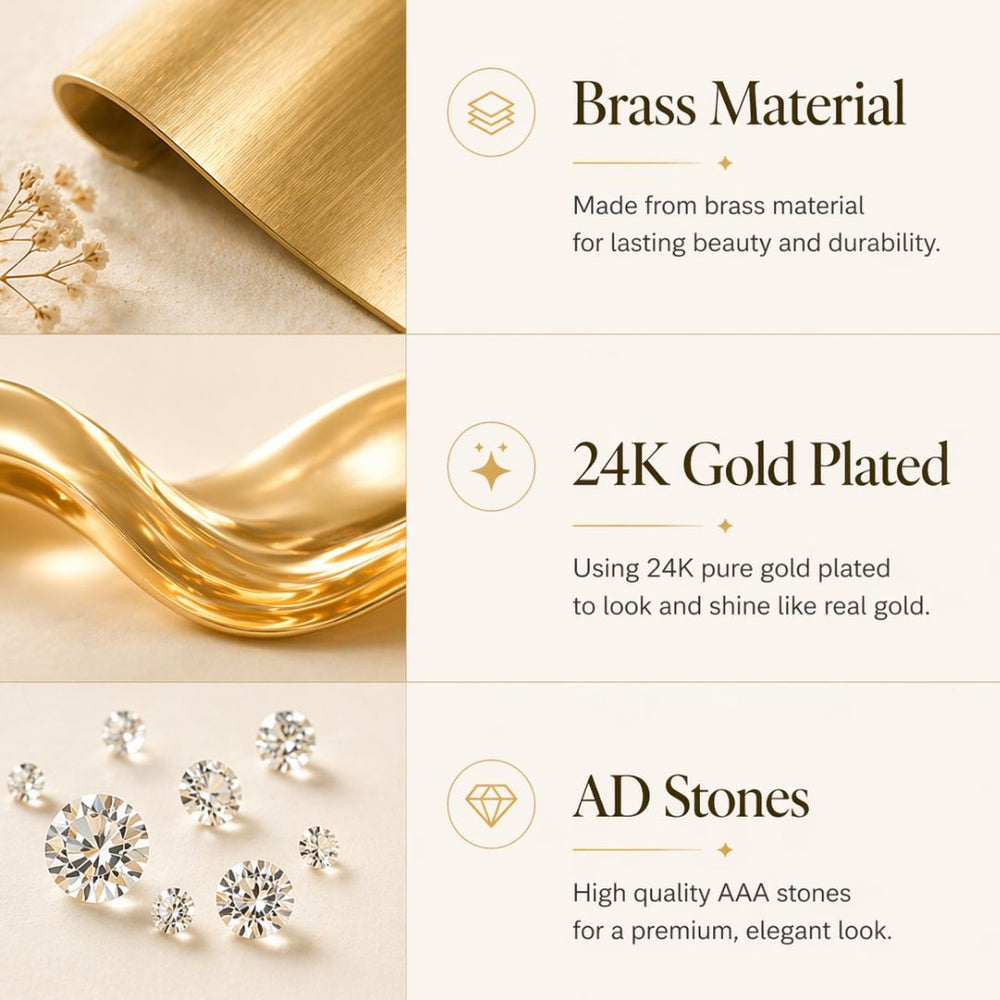 Guaranteed Micro gold plated bangles - Sasitrends