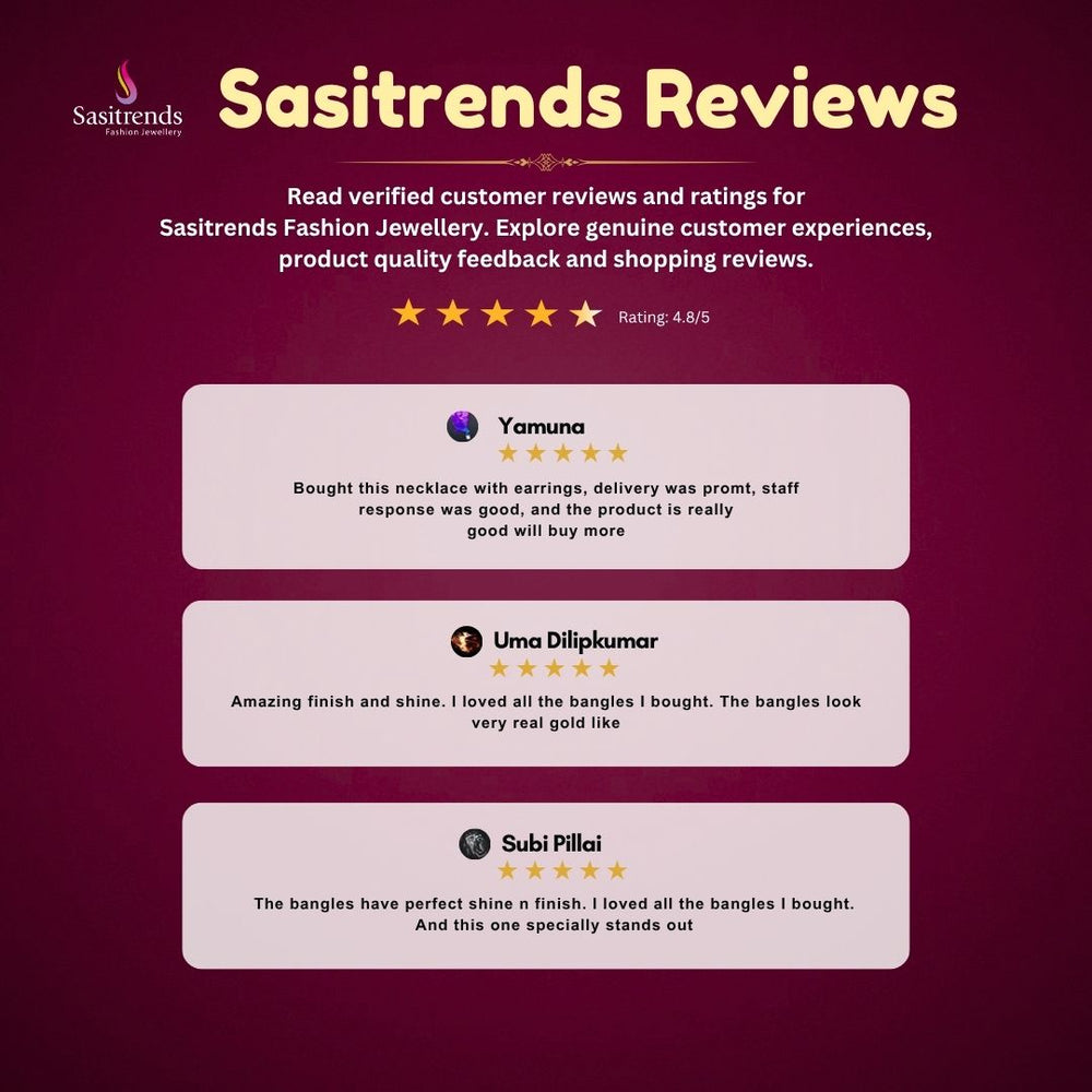 Traditional Micro gold plated bangles customer review image - Sasitrends