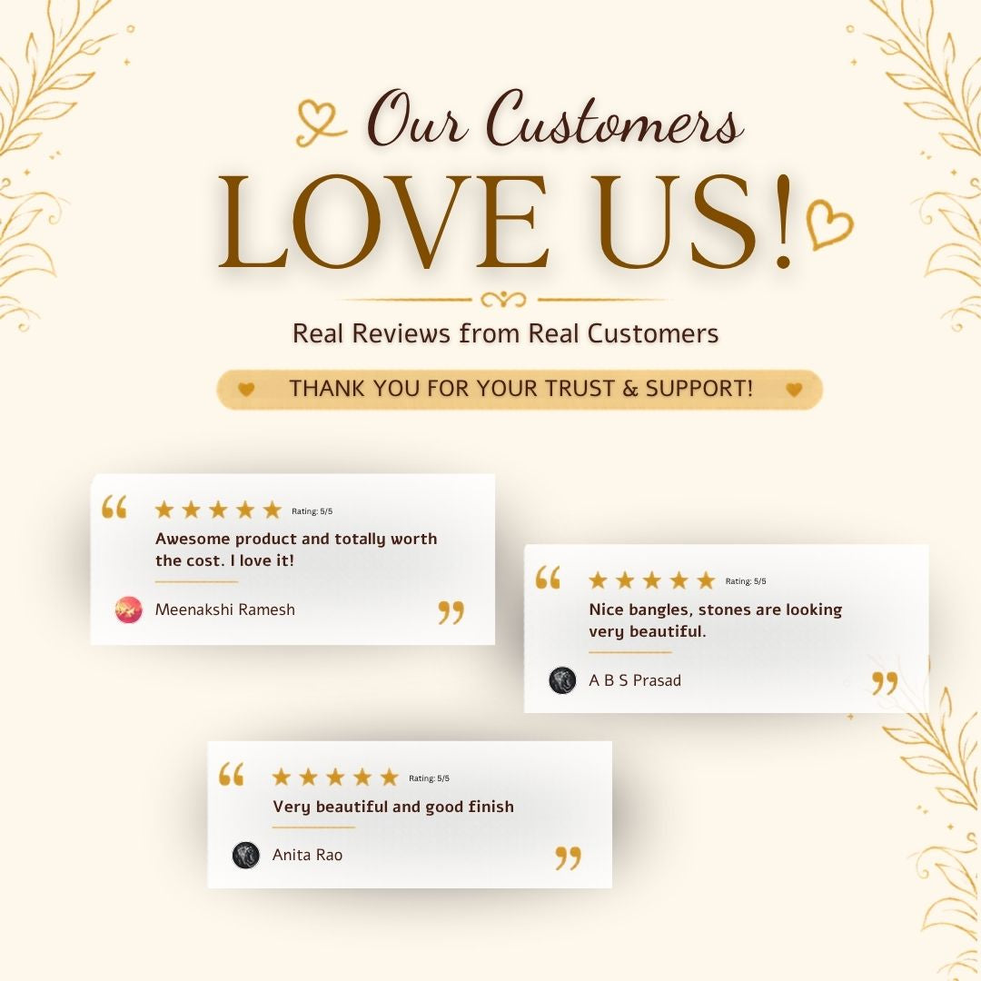 Guaranteed Micro gold plated AD stone bangles review image - Sasitrends