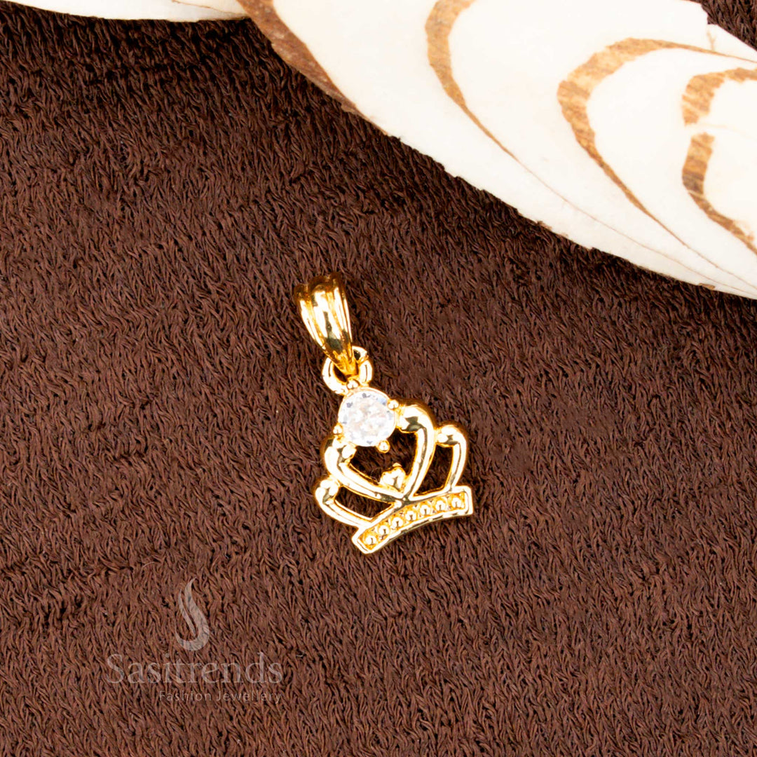 24 Carat Pure Gold Plated Pendant Dollar for Chain Matching – Sasitrends