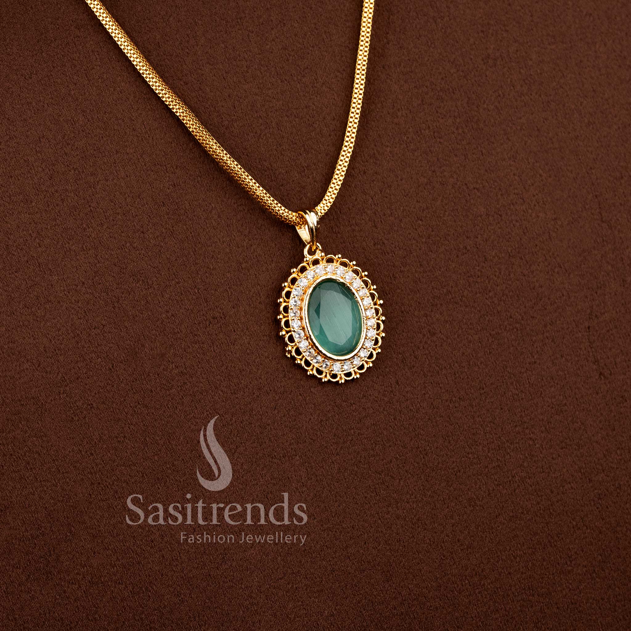 Amazing One Gram Micro Gold Plated Guaranteed Chains  - Sasitrends