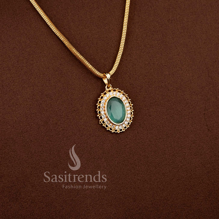 Amazing One Gram Micro Gold Plated Guaranteed Chains  - Sasitrends