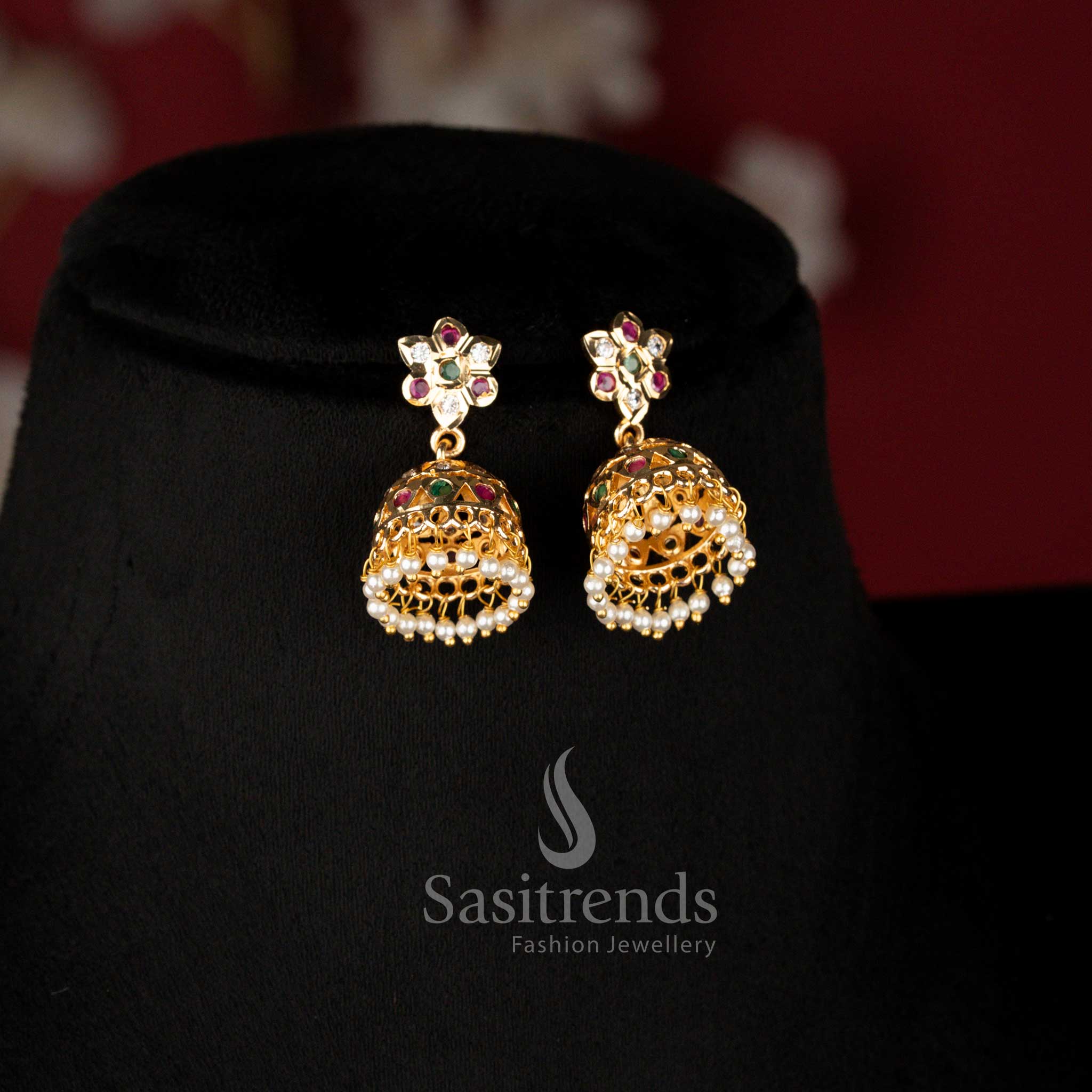 Guaranteed Impon Micro Gold Plated Traditional Mango Addigai Short & Long Bridal Necklace Set with Tikka for Wedding Wear - Sasitrends