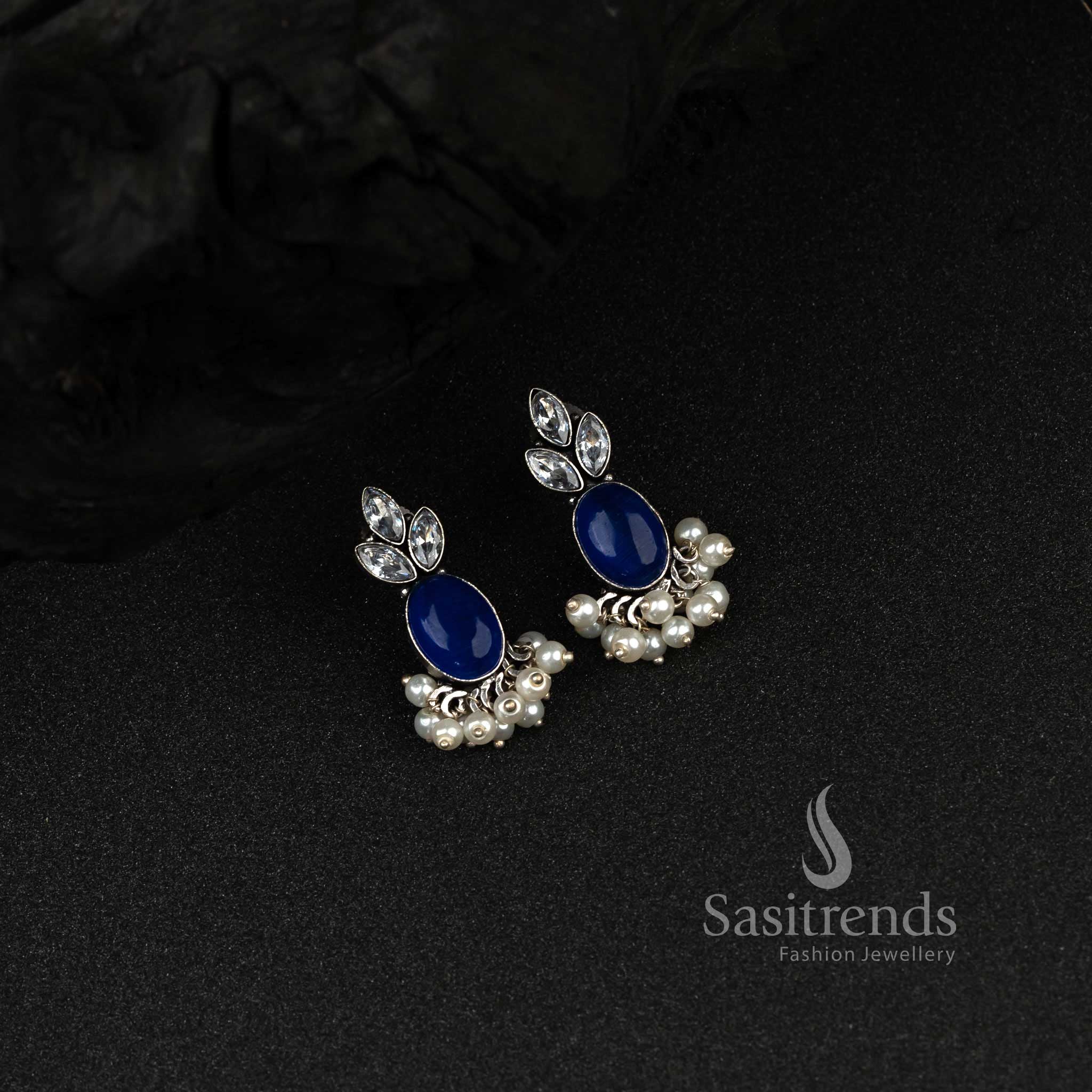 Daily Wear Oxidized German Silver Earrings