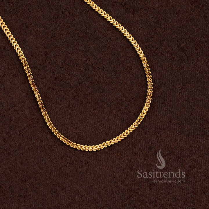 Gorgeous festive wear designer chain 24K micro gold finish – Sasitrends
