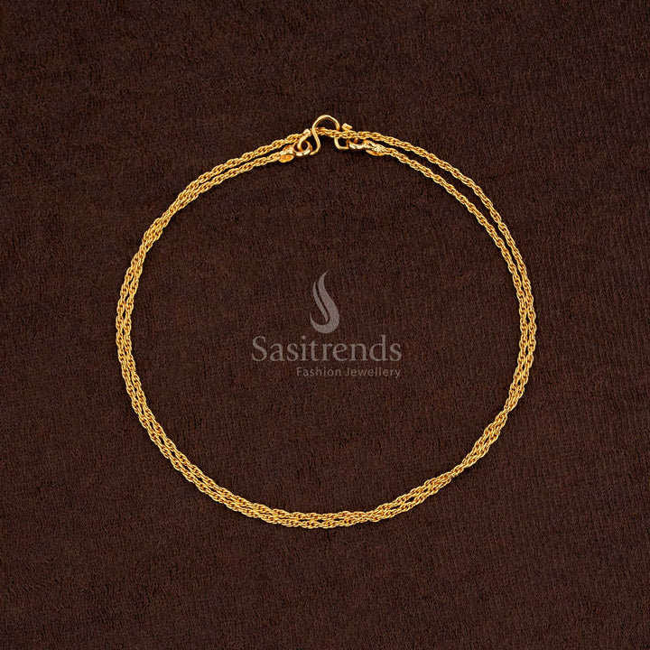 Guaranteed Micro Gold Plated 18 Inches Designer Chain Collection – Multiple Designs For Traditional Wear