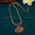 Trendsetting Green-Ruby AD  Pendant Gajiri Chain - Micro Gold Plated for Modern Women
