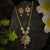 Peacock Design Stone Addigai Necklace Set