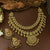 Traditional Grand Bridal Lakshmi and Peacock Necklace Set - Matte Gold Plated Jewelry for Women with Latest Jhumkas