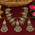Lakshmi & AD Stones Temple Gold Finish Necklace Set