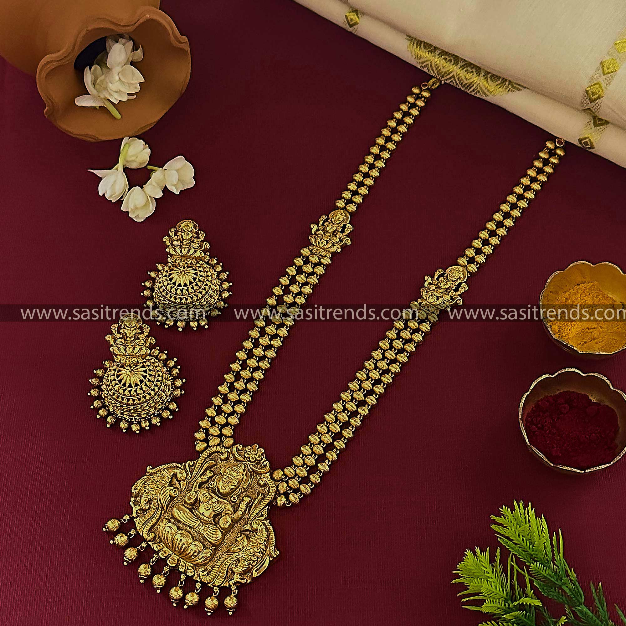 Navaratna Attigai - micro gold plated... - House Of Jhumkas | Facebook