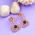 Stylish Rose Gold Earrings with Black Stones - Perfect Daily Office Use