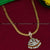 Gold Plated Addigai Necklace with American Diamond Stones for Traditional Attire 