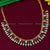 Elegant Gold Plated Traditional Necklace with Thilak Motif & Multi Color Stones