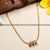 Micro Gold Plated Mango Petals Kerala Necklace with Captivating Blue Stones - Traditional Elegance, 6 Months Guarantee
