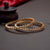 Elegant Traditional Micro Gold AD Bangles - Diwali Collection