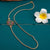 New Ruby Green Mugappu Chain featuring a Beautiful Peacock Motif with AD Stones and Rich Gold Plating