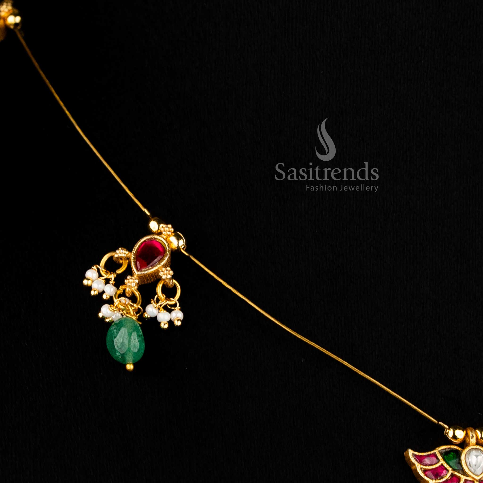 Blissful necklace bringing pearl focused elegance matched with event-ready shine – Sasitrends