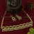 Stunning Ruby-Green AD Stone Peacock Choker Necklace Set with Matching Earrings - Latest Collection