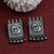 Elegant Peacock Oxidised Earrings with Ghungroo - Versatile Trendsetter