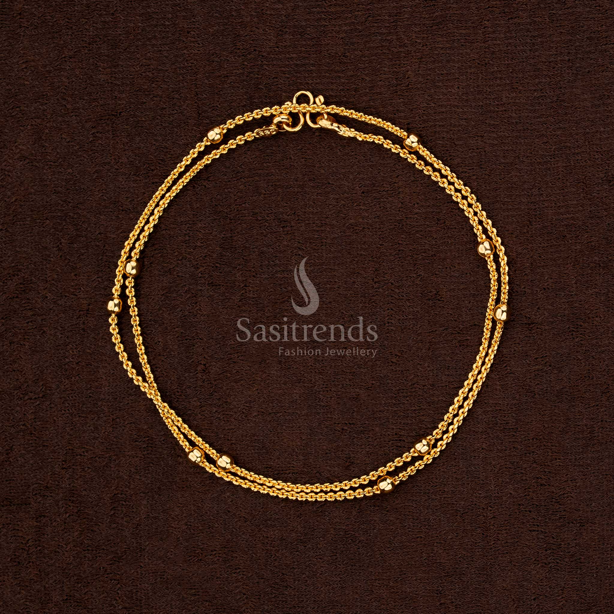 Luxurious micro gold plated designer chain inspired by temple artistry with opulent aura – Sasitrends