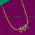 Traditional Kerala Palakka Necklace - Gold Plated Jewellery Set