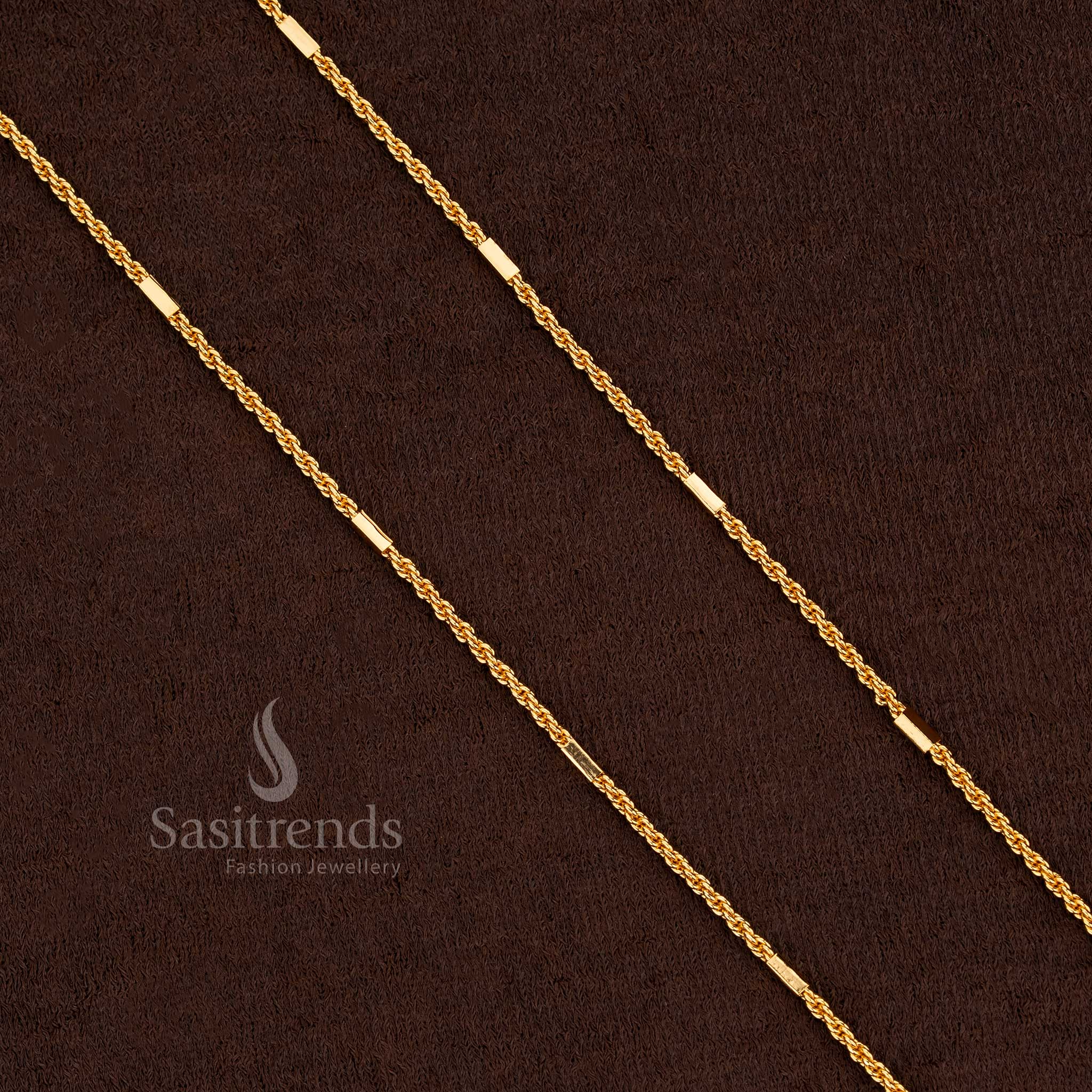 Majestic radiance one gram gold plated chain collection guaranteed for luxury and rich feel – Sasitrends