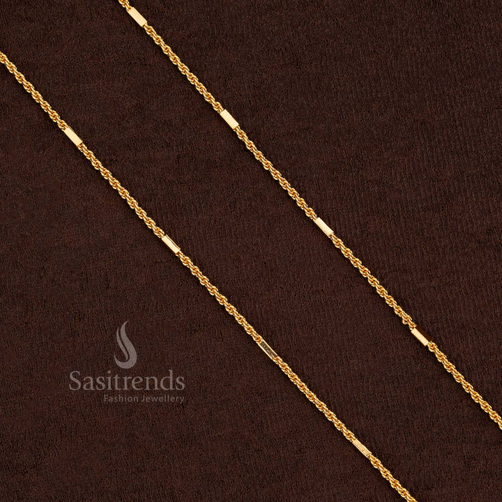 Majestic radiance one gram gold plated chain collection guaranteed for luxury and rich feel – Sasitrends