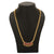 Traditional Gold Plated Necklace - Long Pendant with American Diamond Accents