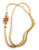 Trendy Micro Gold Plated Mugappu Chain with Floral Motif and AD Stones - Latest Version