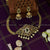 Trendy Bridal Temple Gold Pearl Choker Multi AD Necklace Set