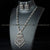 Unique Tribal Pendant Necklace Set with Pink-Mint Stones and Pearl Drops - Versatile Party Wear Oxidised German Silver Jewelry