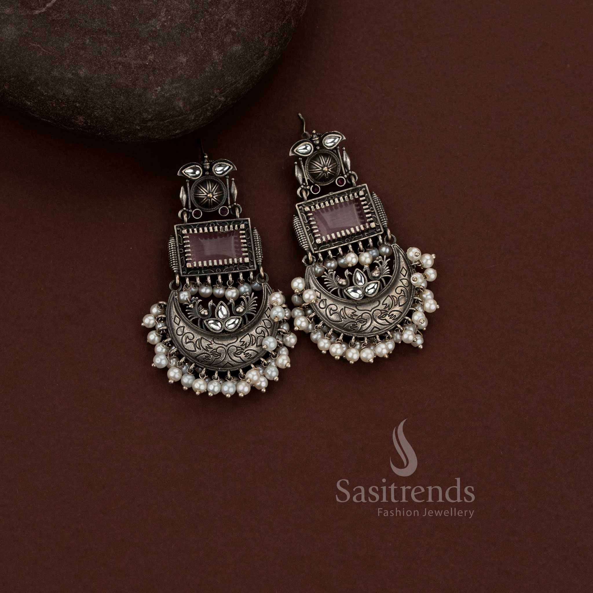 Elegant Oxidised German Silver Antique Finish Coin Choker Necklace with Bold Circular Disc Motifs for Navaratri and Traditional Saree Wear - Sasitrends - Sasitrends