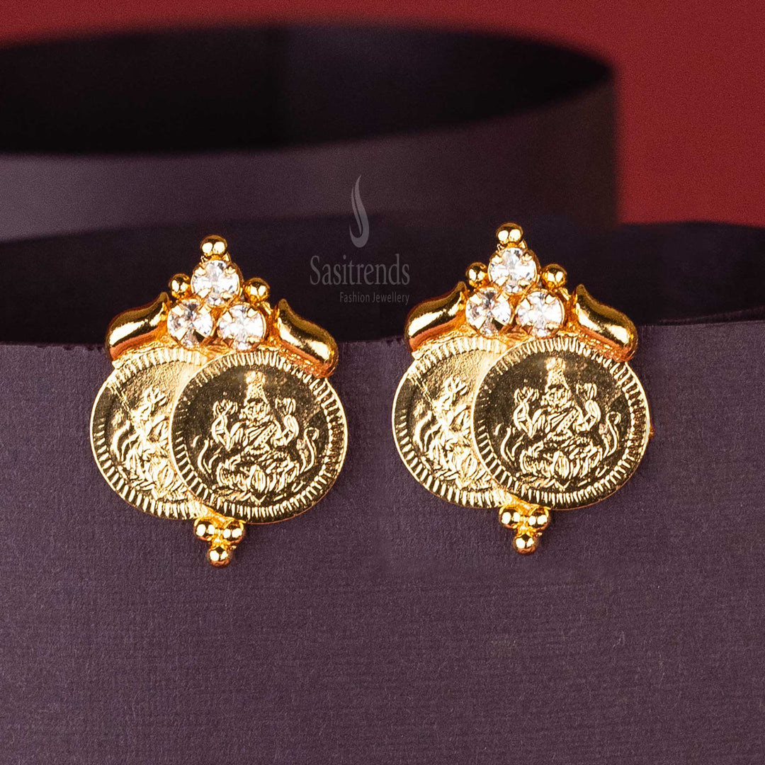 Jewellery Coin Earrings Gold Coin Gold Color Earring For Women Men